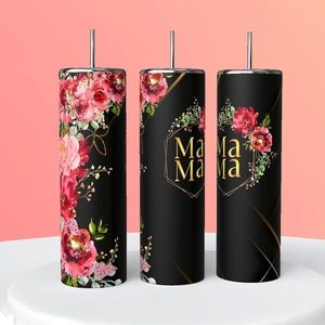 Mama flower tumbler